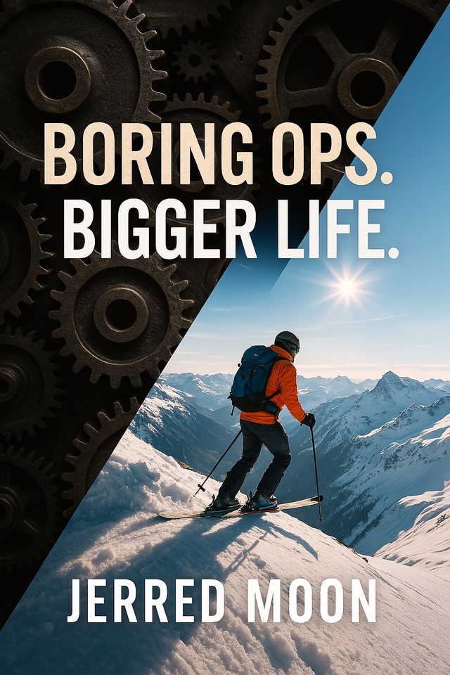 Boring Ops, Bigger Life, the better. OS Playbook by Jerred Moon