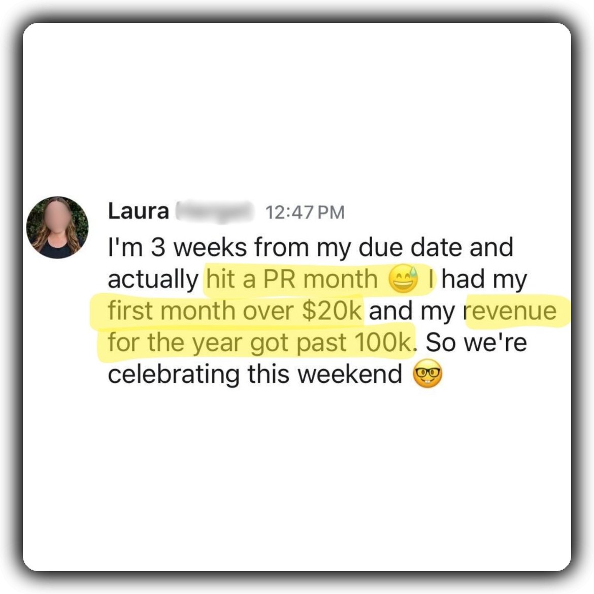 Client testimonial 7 for Jerred Moon coaching.